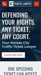 Mobile Screenshot of kctrafficlawyer.com